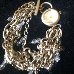 Charmed bracelet watch